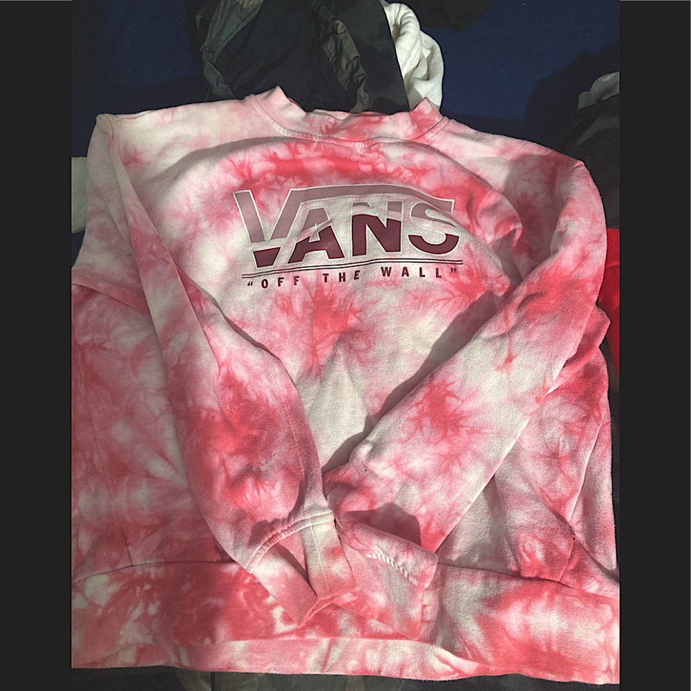 Vans Pink Tie-Dye Sweater